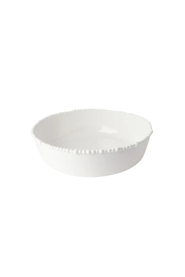Melamine Pearl Upright Bowl 22cm - White