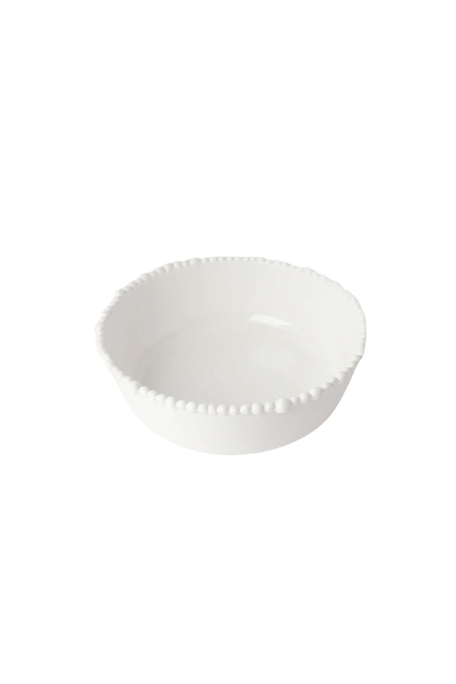 Melamine Pearl Upright Bowl 22cm - White