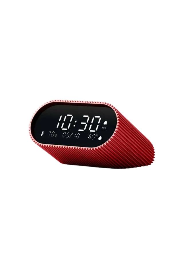 Ray Clock - Sanguine Red