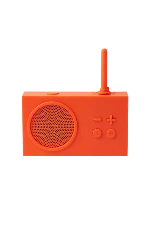 Tykho 3 Bluetooth/FM Radio Speaker - Resin Orange