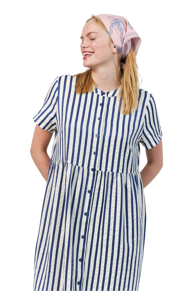 AliyaLL Maxi Dress SS - Blue
