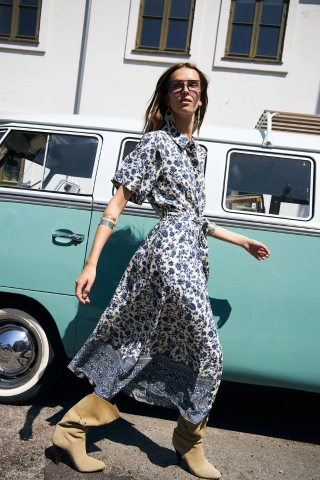 BlakeLL Midi Dress SS - Blue