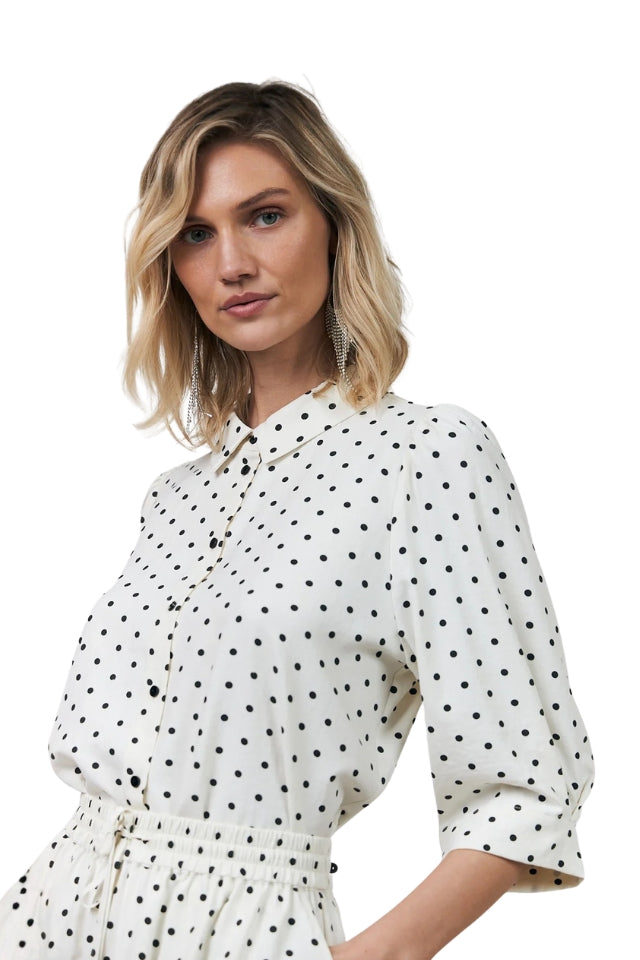 BonoLL Shirt SS - Dot Print