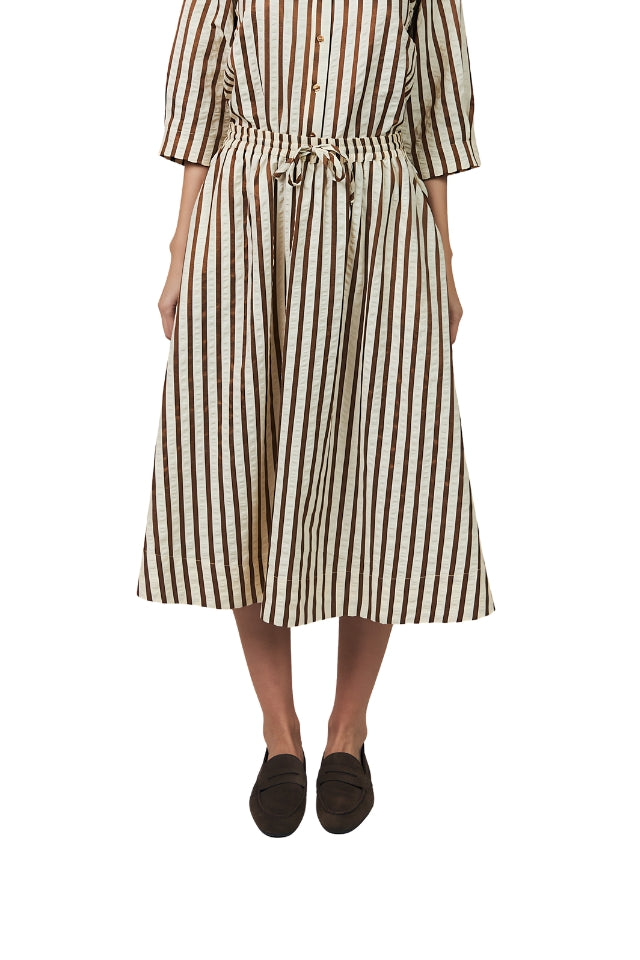 BristolLL Midi Skirt - Dark Mokka