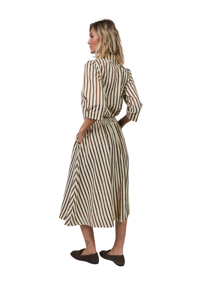 BristolLL Midi Skirt - Dark Mokka