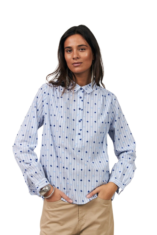 LariLL Shirt LS - Dark Blue