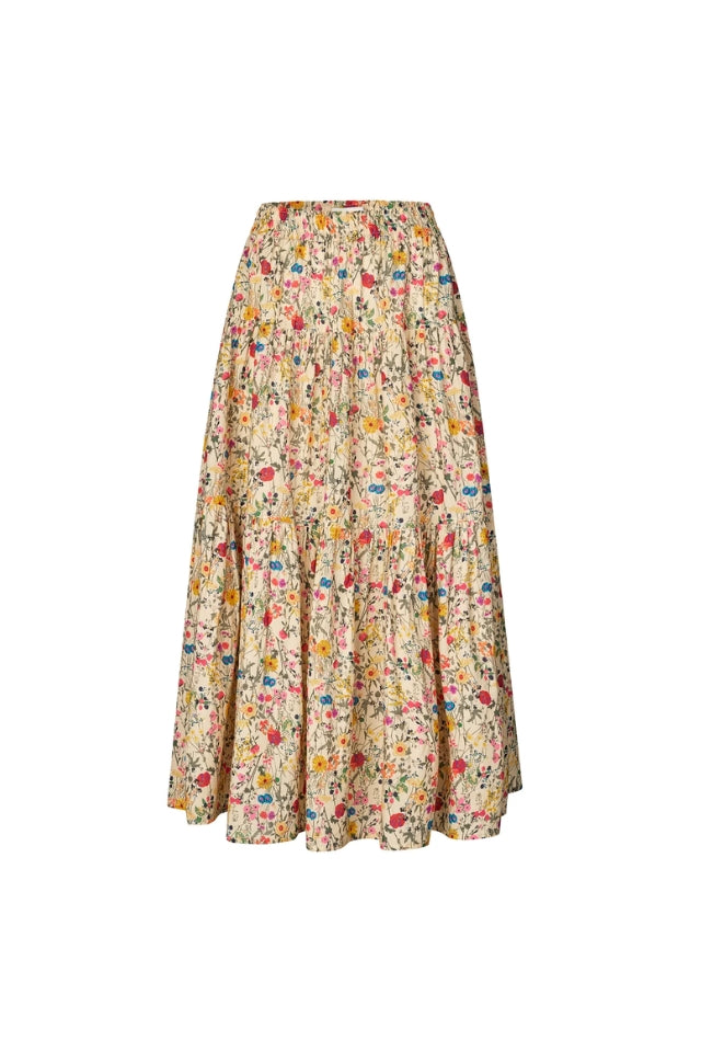SunsetLL Maxi Skirt - Flower Print