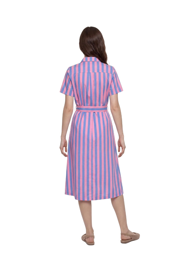 TulleLL Midi dress SS - Stripe