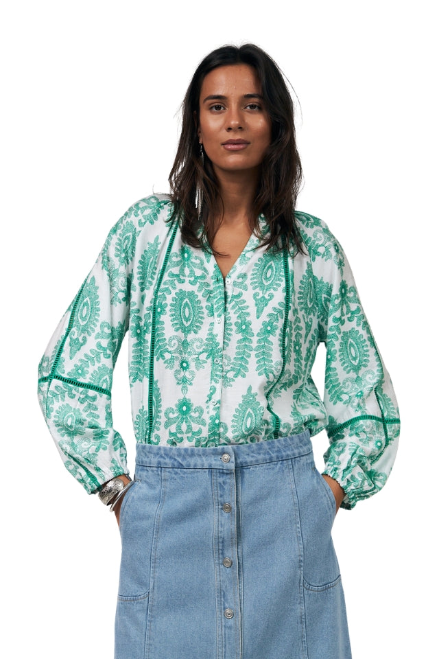 VeroLL Shirt LS OS - Light Green