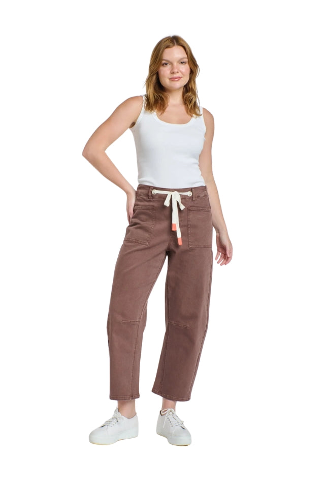 Carter Barrel Jean - Chocolate