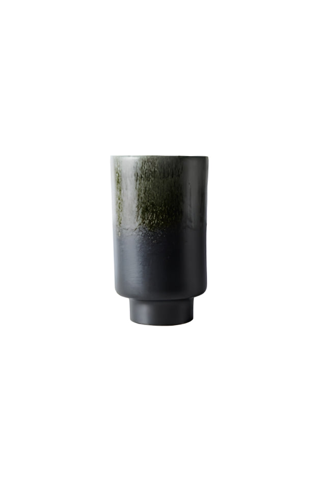 Lago Medium Tall Vase - Forest Green