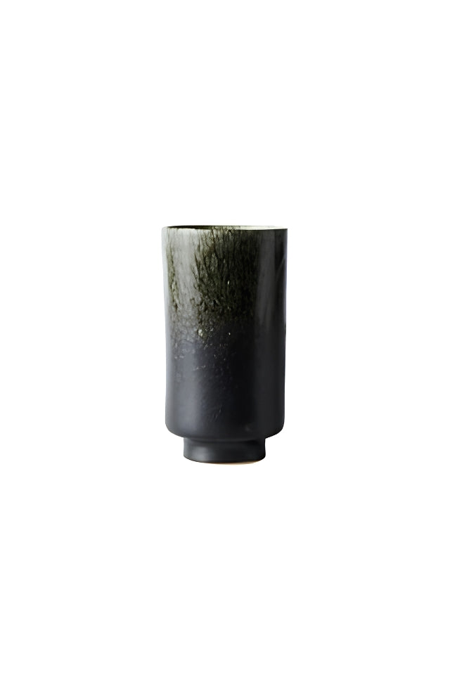 Lago Small Tall Vase - Forest Green