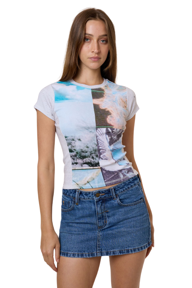 Natural Progression Club Tee - Cloud