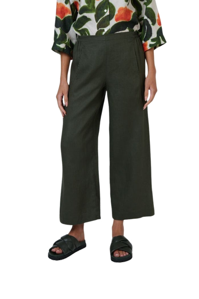 Linen Pants GA398 - Topiary