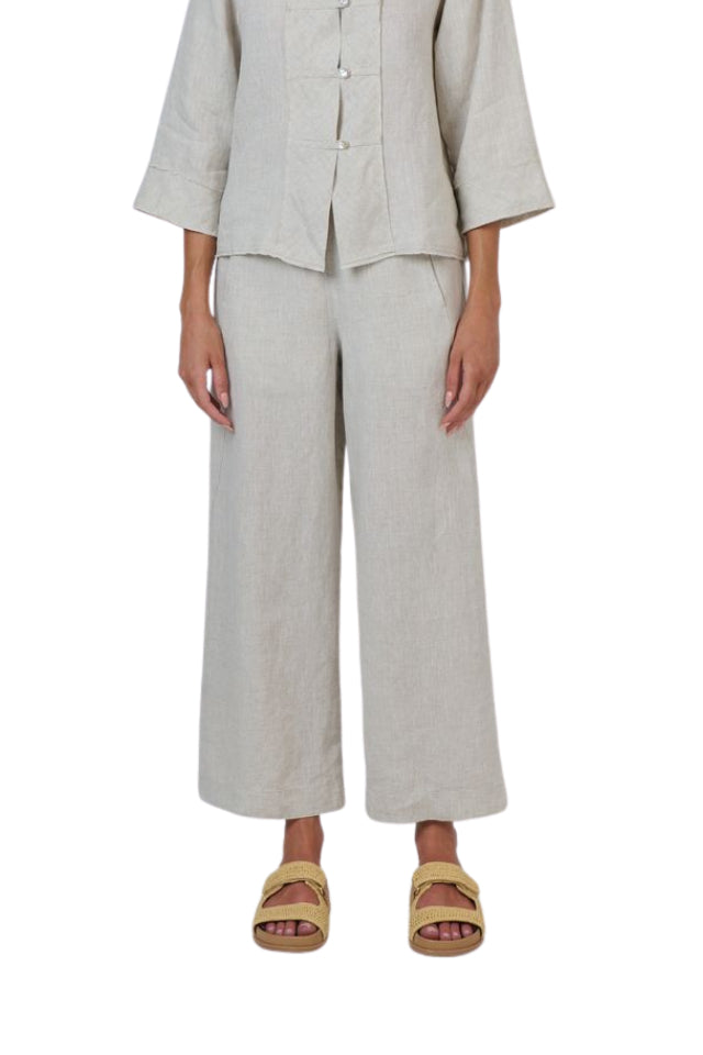 Linen Pants GA398 - Sand