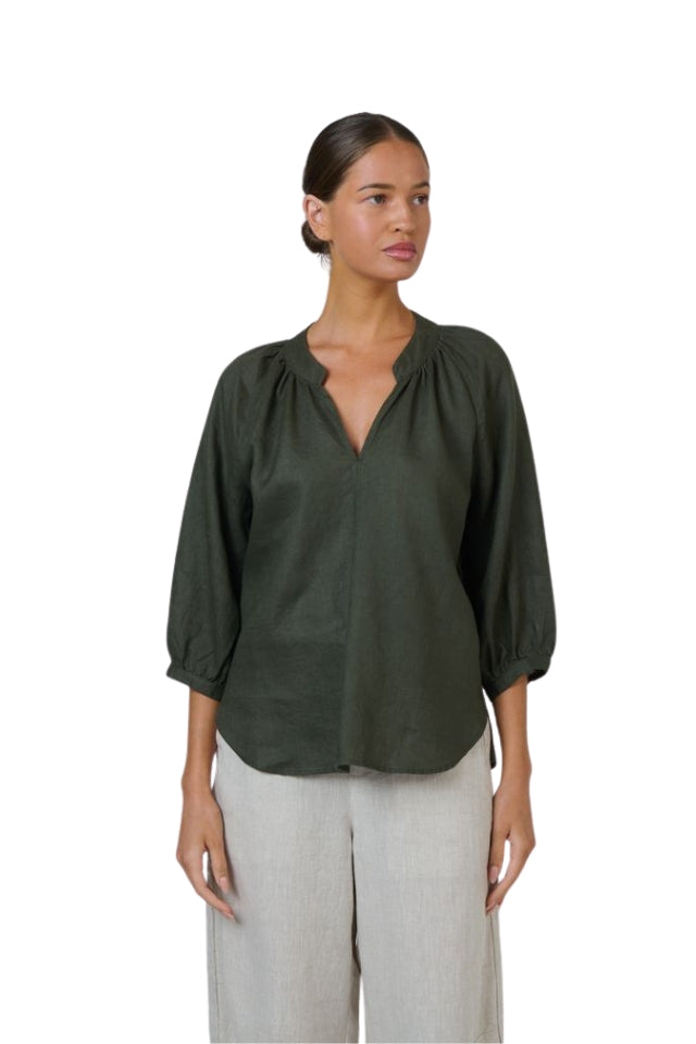 Linen Top GA470 - Topiary