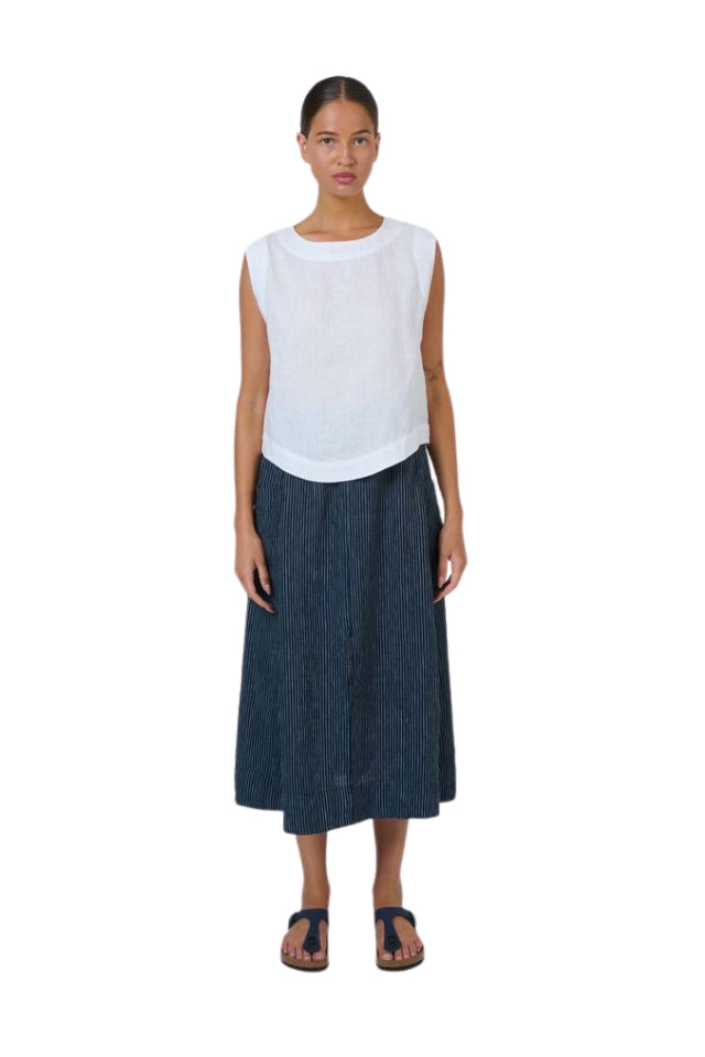 Linen Top GA581 - White