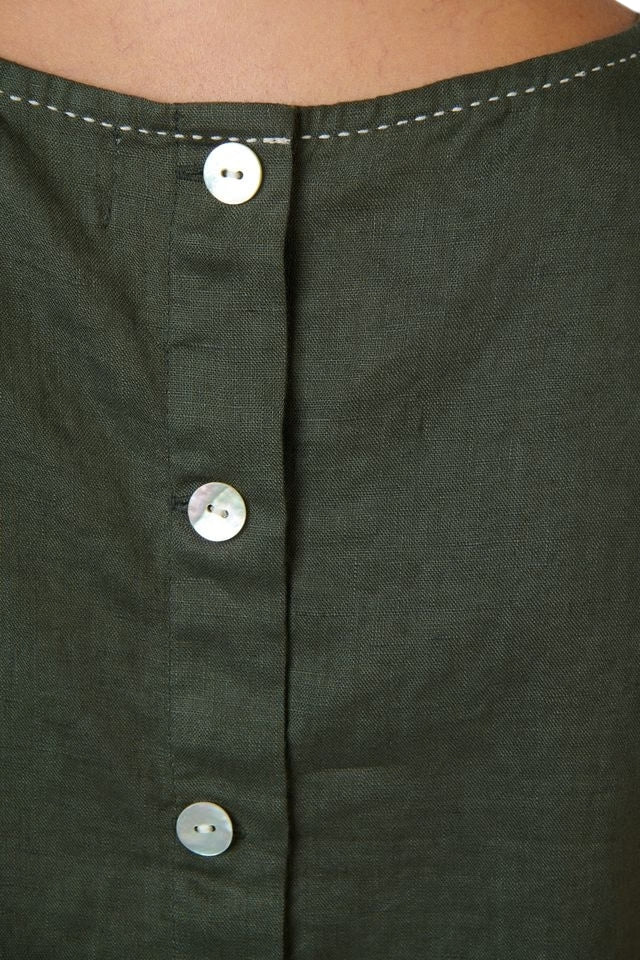 Linen Top GA716 - Topiary