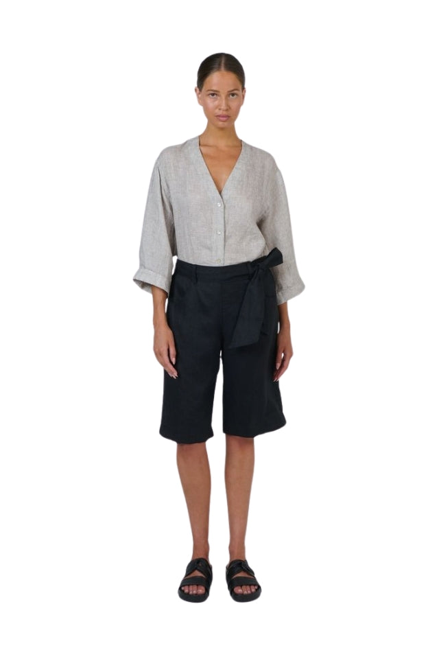 Linen Top GA717 - Chai