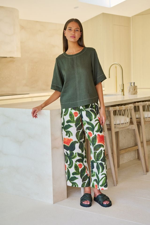 Linen Top GA724A - Topiary