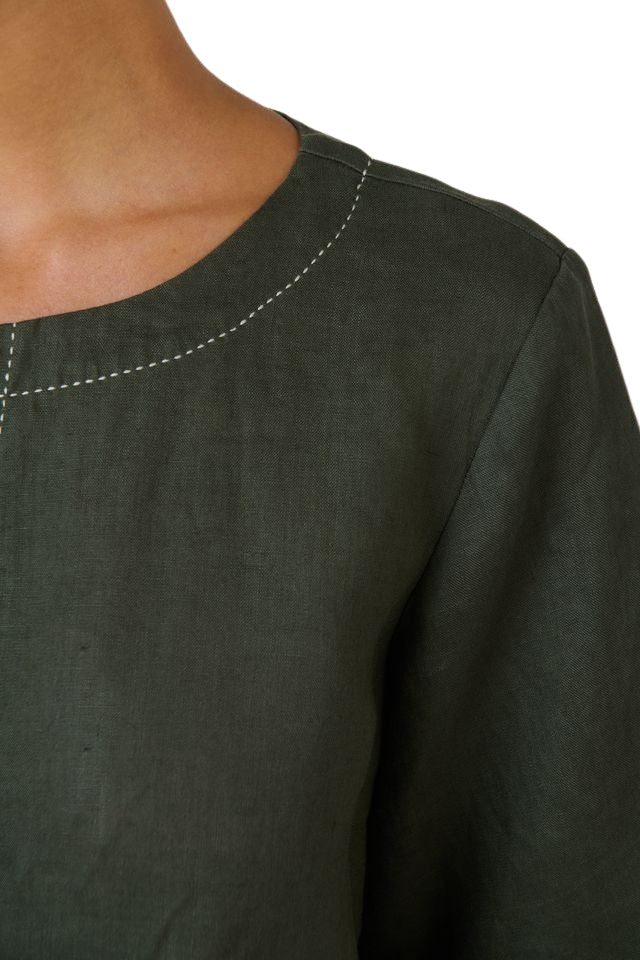 Linen Top GA724A - Topiary