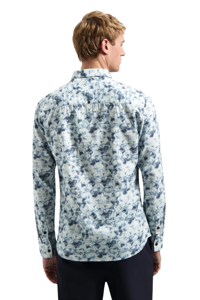 Shirt Allover Printed - Blue