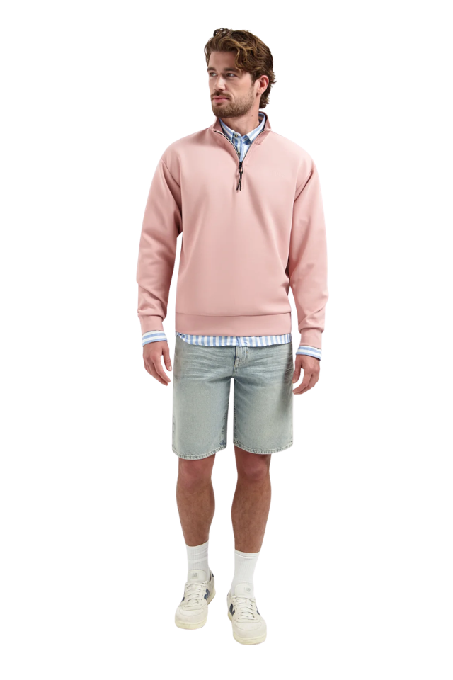 Shirt Linen Vertical Big Stripe - Blue