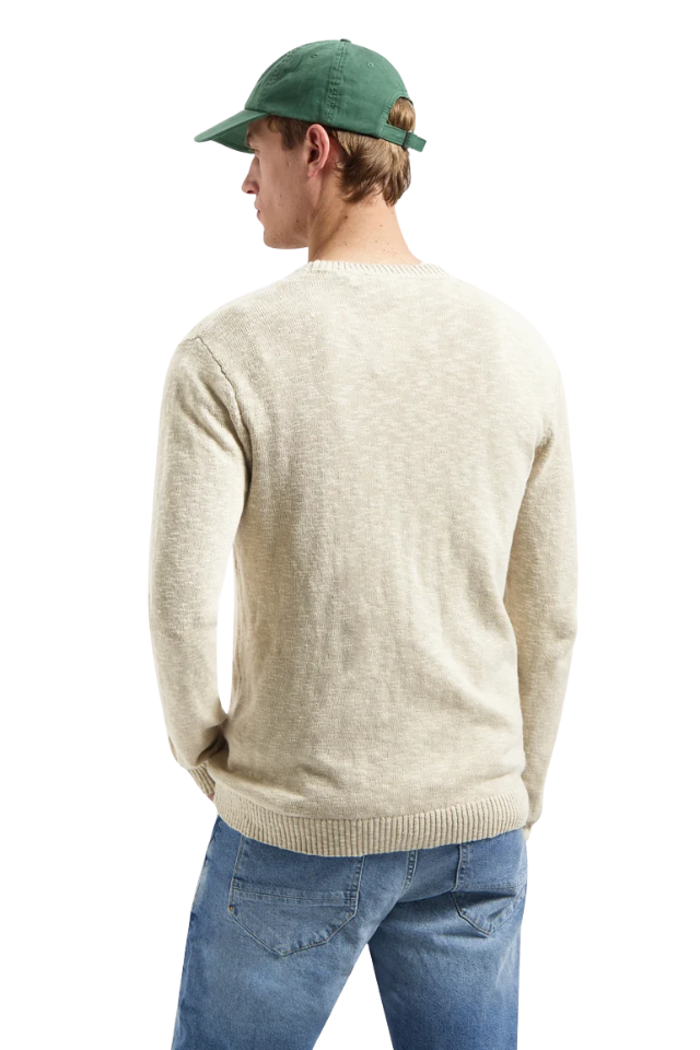Pullover Crewneck Slub - Desert