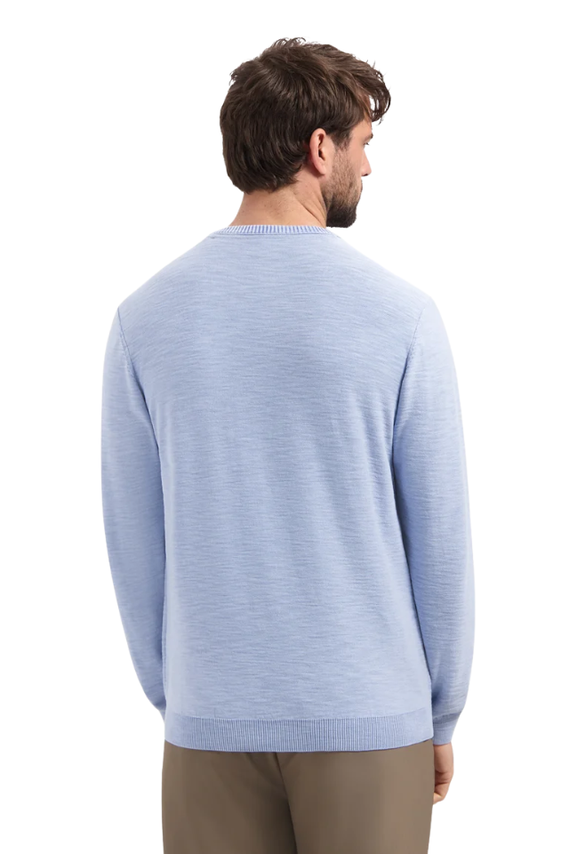 Pullover Crewneck Stone Washed - Blue