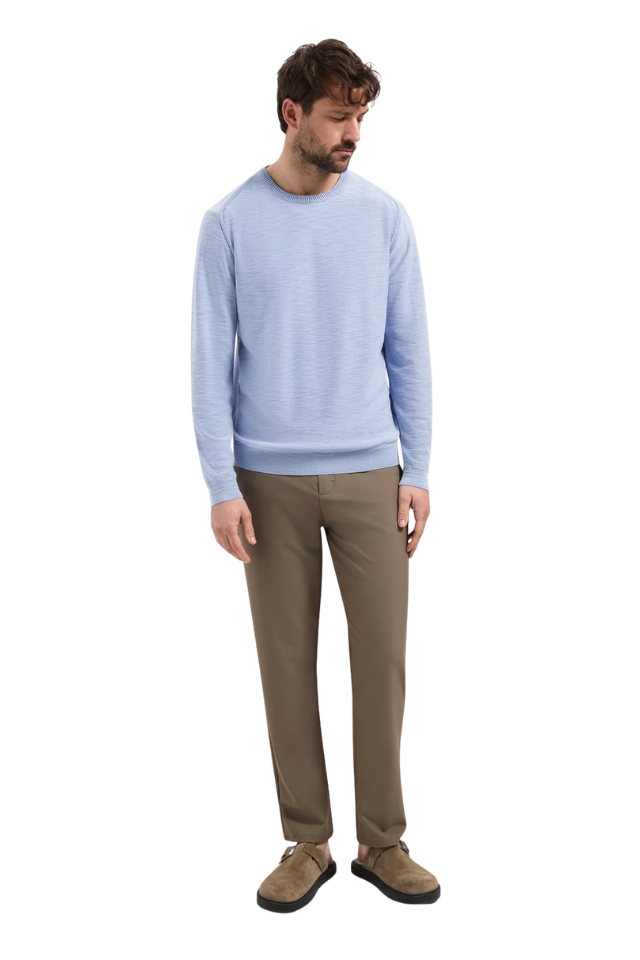 Pullover Crewneck Stone Washed - Blue