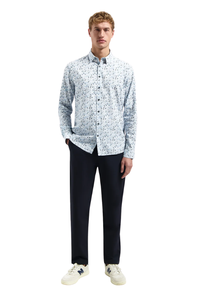 Shirt Allover Printed - Blue