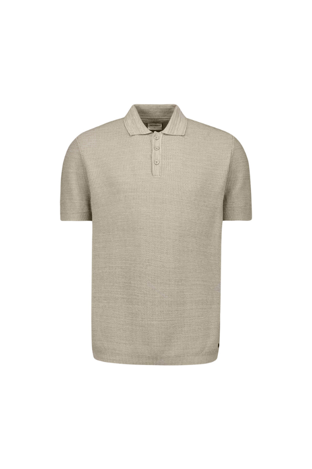 Pullover Short Sleeve Polo - Taupe