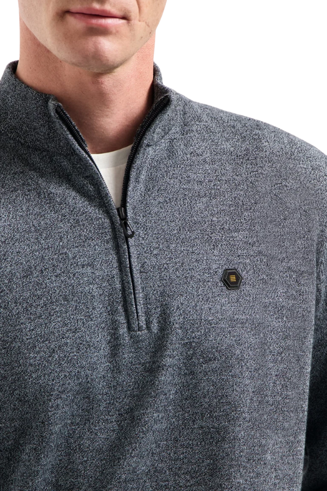 1/4 Zip Pullover - Dusty Blue
