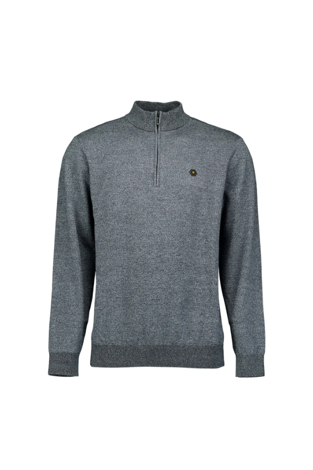 1/4 Zip Pullover - Dusty Blue