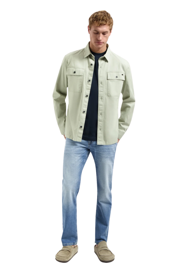 Overshirt Buttons - Light Moss