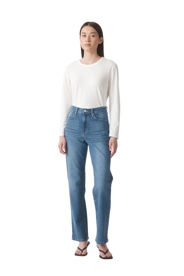 Zoe High Straight Jean - Liberty