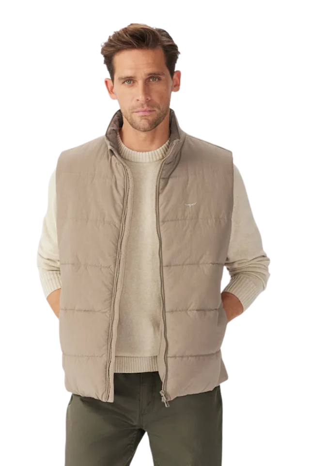 Padstow Primaloft Fill Vest - Mud