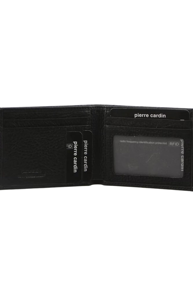Bi-Fold RFID Protected Wallet - Black