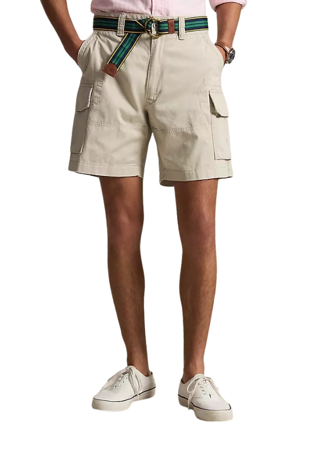 Twill Cargo Short - Classic Stone