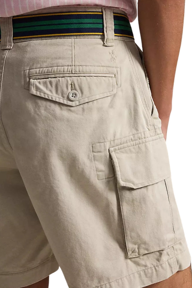 Twill Cargo Short - Classic Stone
