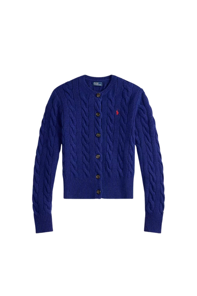 Cable Cardigan - Winter Night Navy