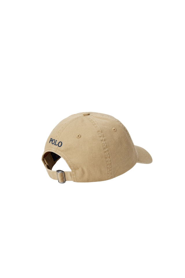Cotton Chino Ball Cap - Beige/Khaki