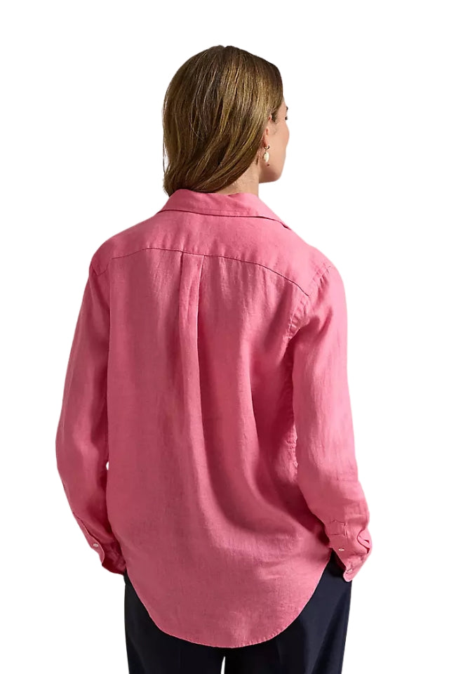 Linen Shirt - Pink