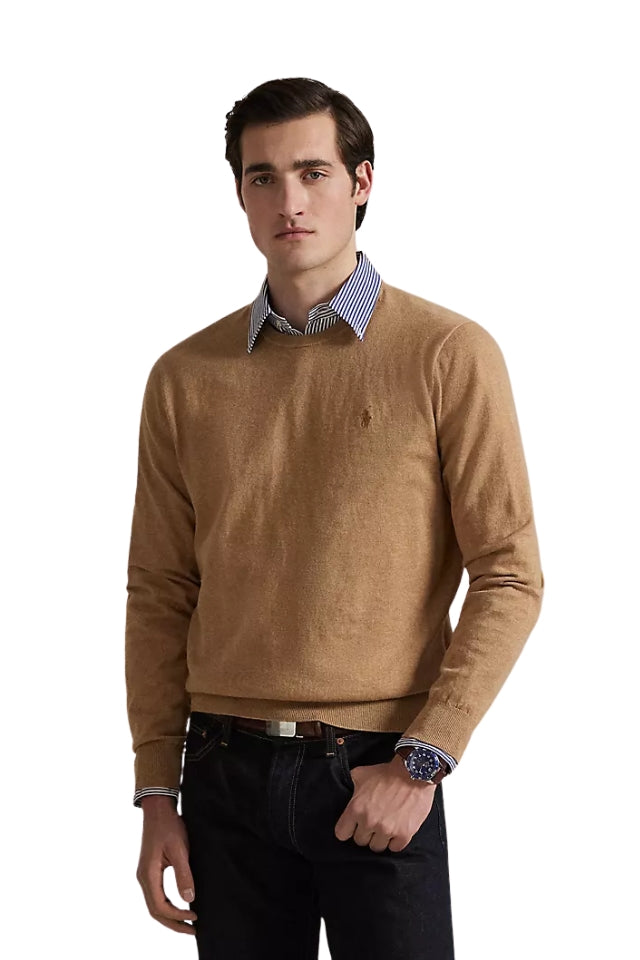 Crewneck Sweater - Salted Caramel Melange