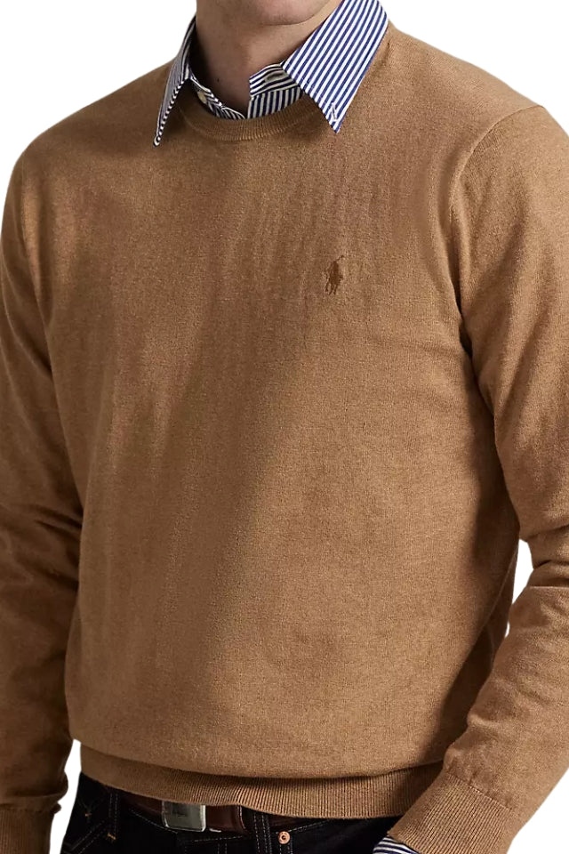 Crewneck Sweater - Salted Caramel Melange