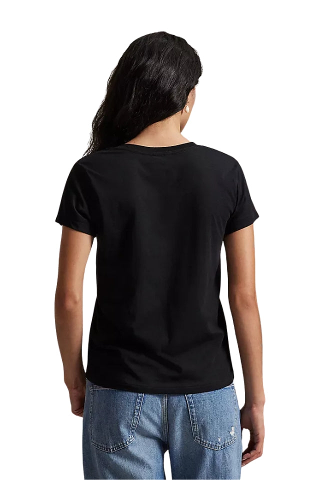 V-Neck Tee - Polo Black
