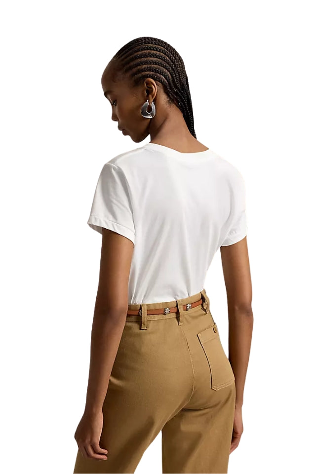 V-Neck Tee - White