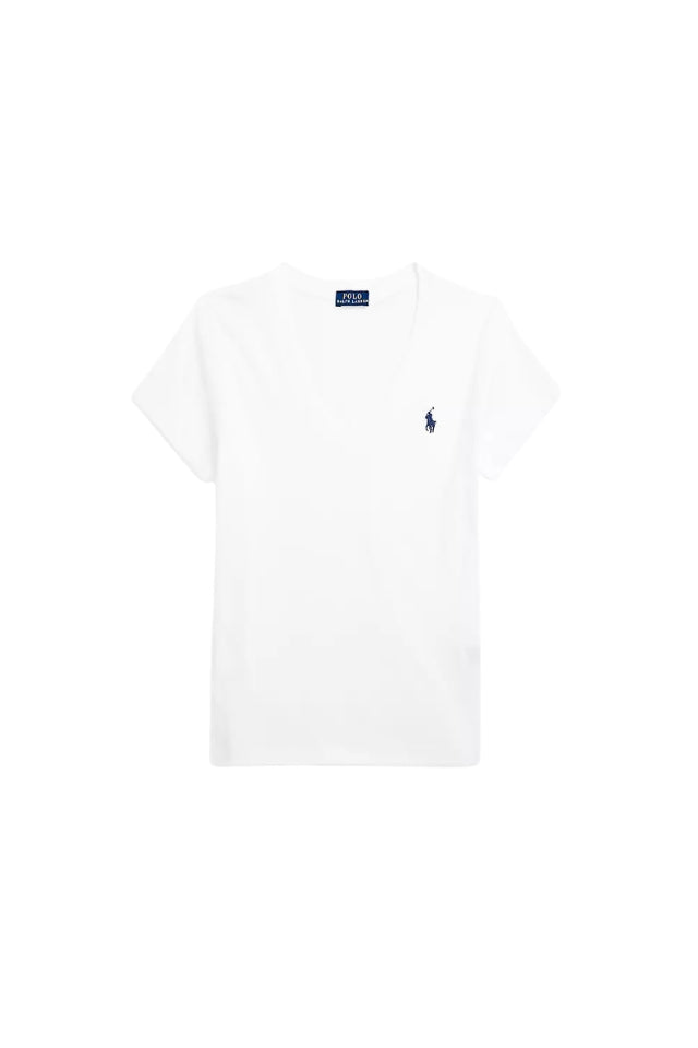 V-Neck Tee - White