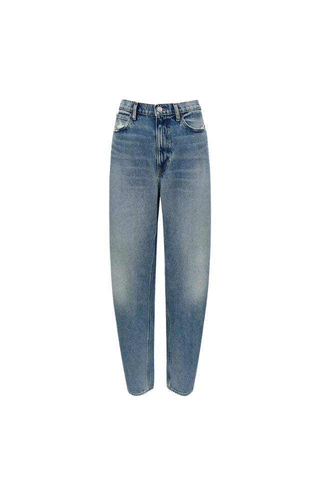 Curved Tapered Jean - Alaiya Wash