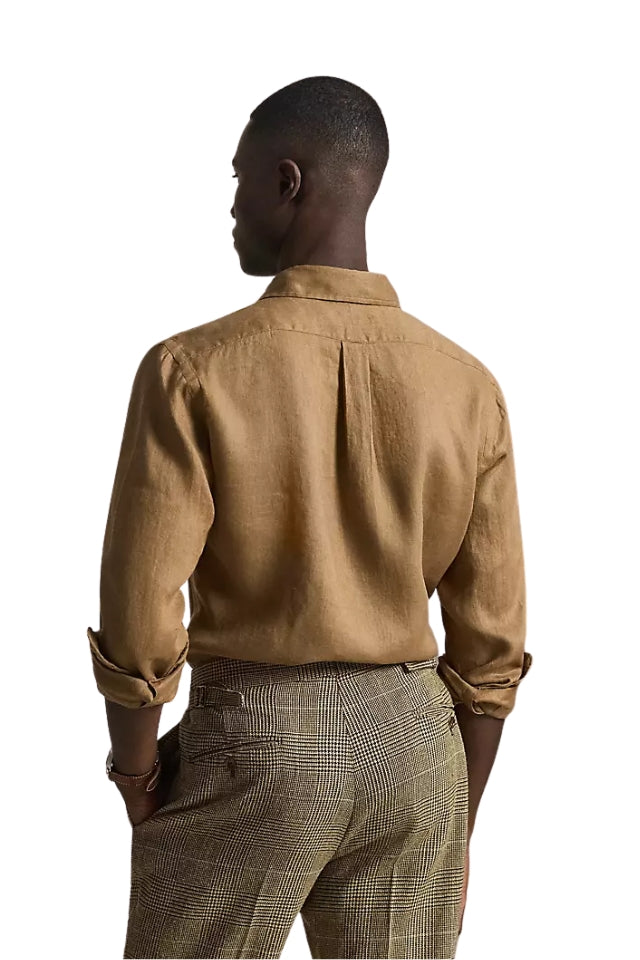 Linen Shirt - Rl Brown